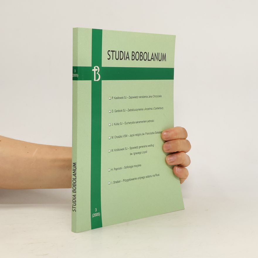 Collectif d'auteurs Studia bobolanum 3/2005