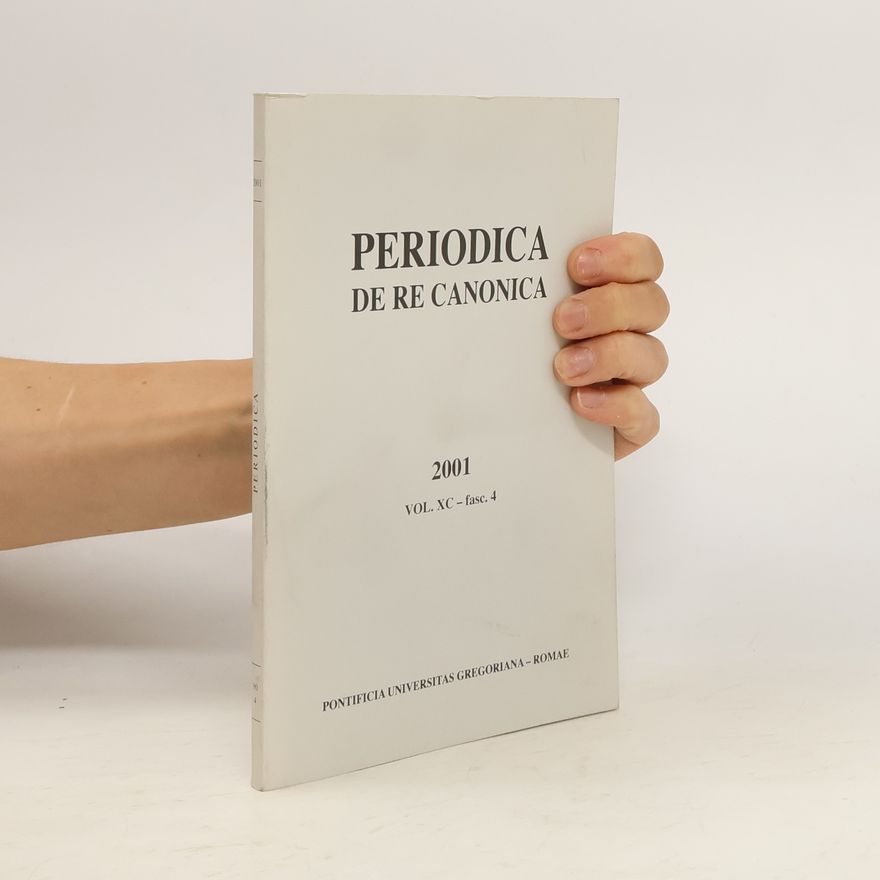 AA.VV. Periodica de re canonica
