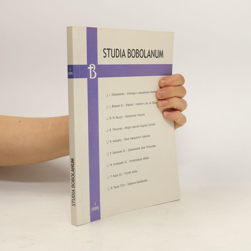Kolektív autorov Studia bobolanum 1/2005