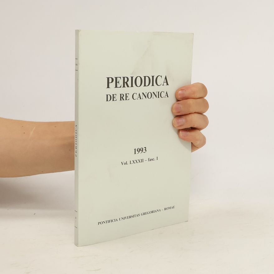 Autorenkollektiv Periodica de re canonica