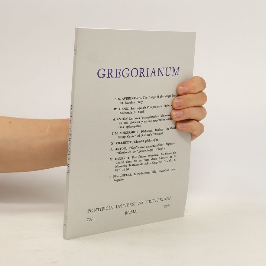 Autorenkollektiv Gregorianum 75/4