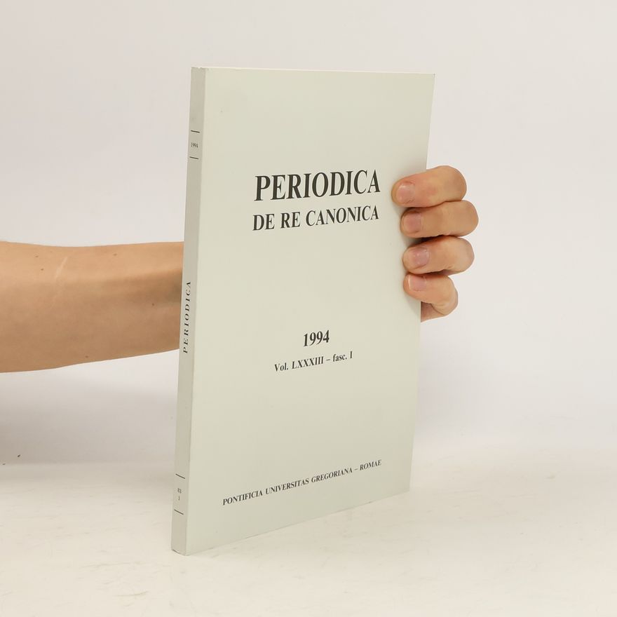 Autorenkollektiv Periodica de re Canonica