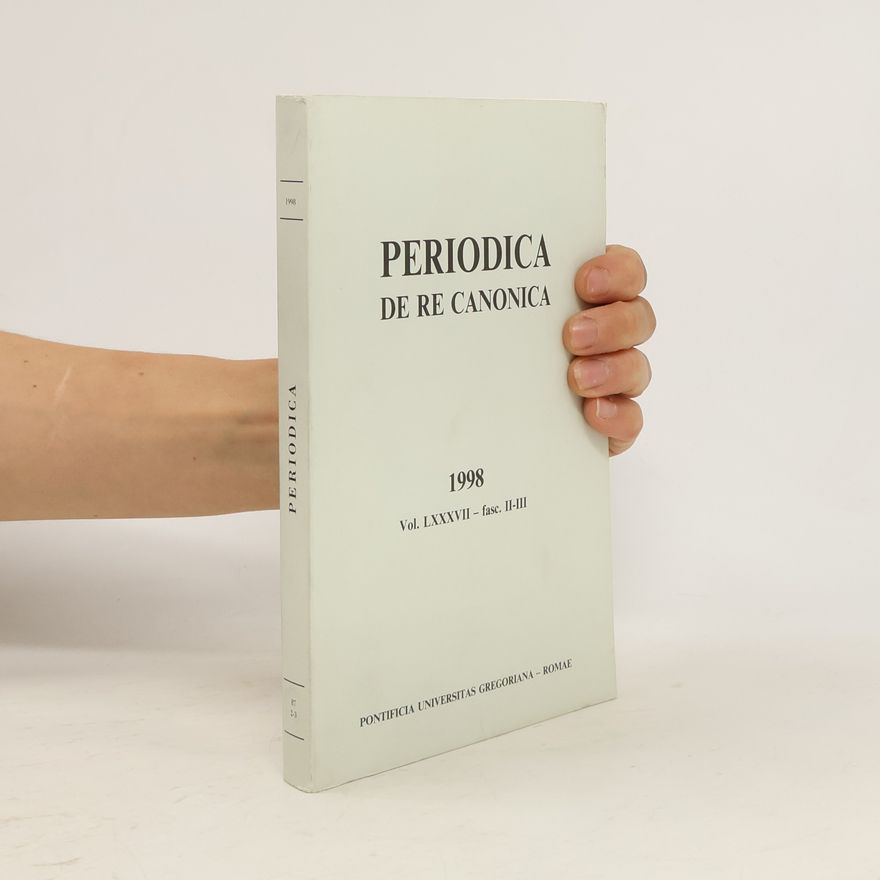 Autorenkollektiv Periodica de re Canonica
