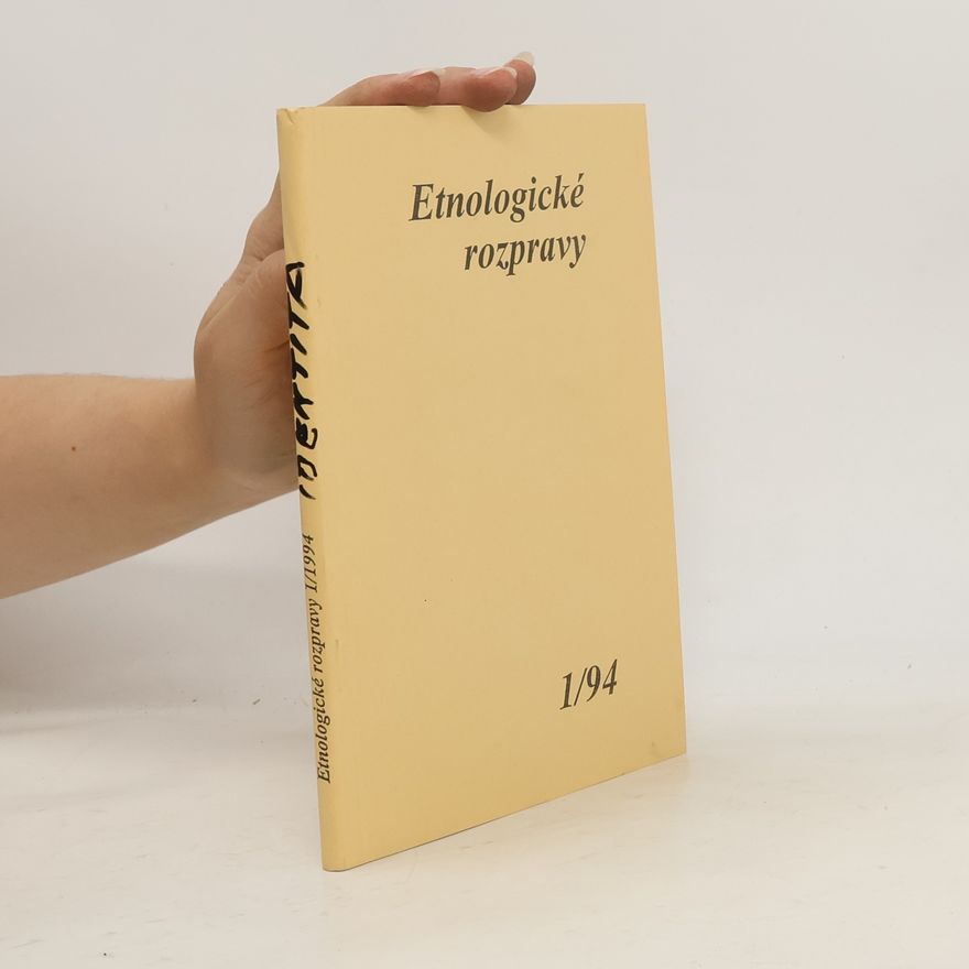 Kolektív autorov Etnologické rozpravy 1/94