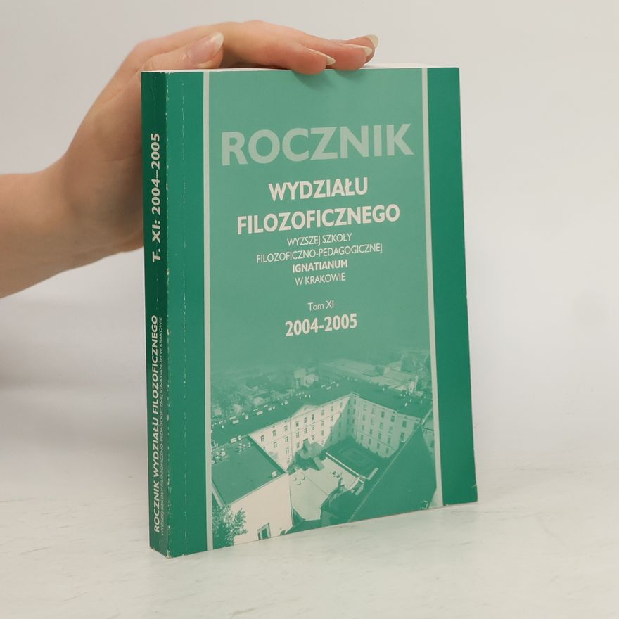 Various authors Rocznik Wydziału Filozoficznego