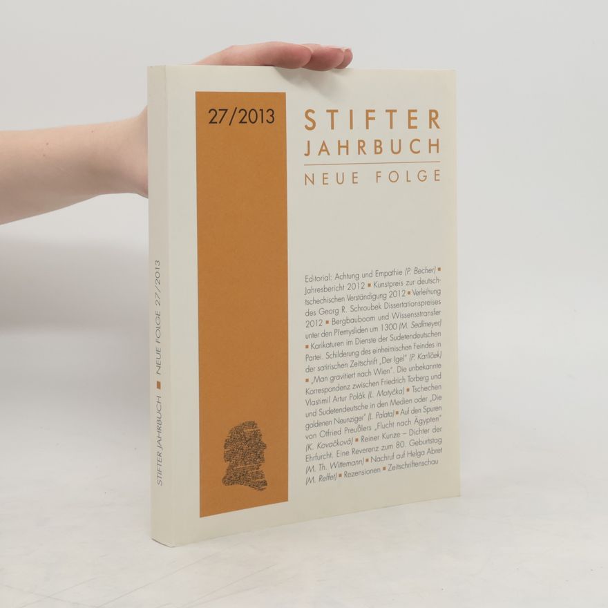 AA.VV. Stifter Jahrbuch 27/2013. Neue Folge