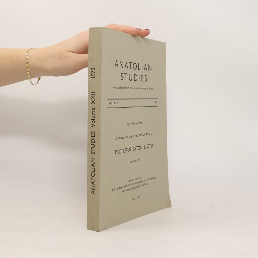 AA.VV. Anatolian Studies