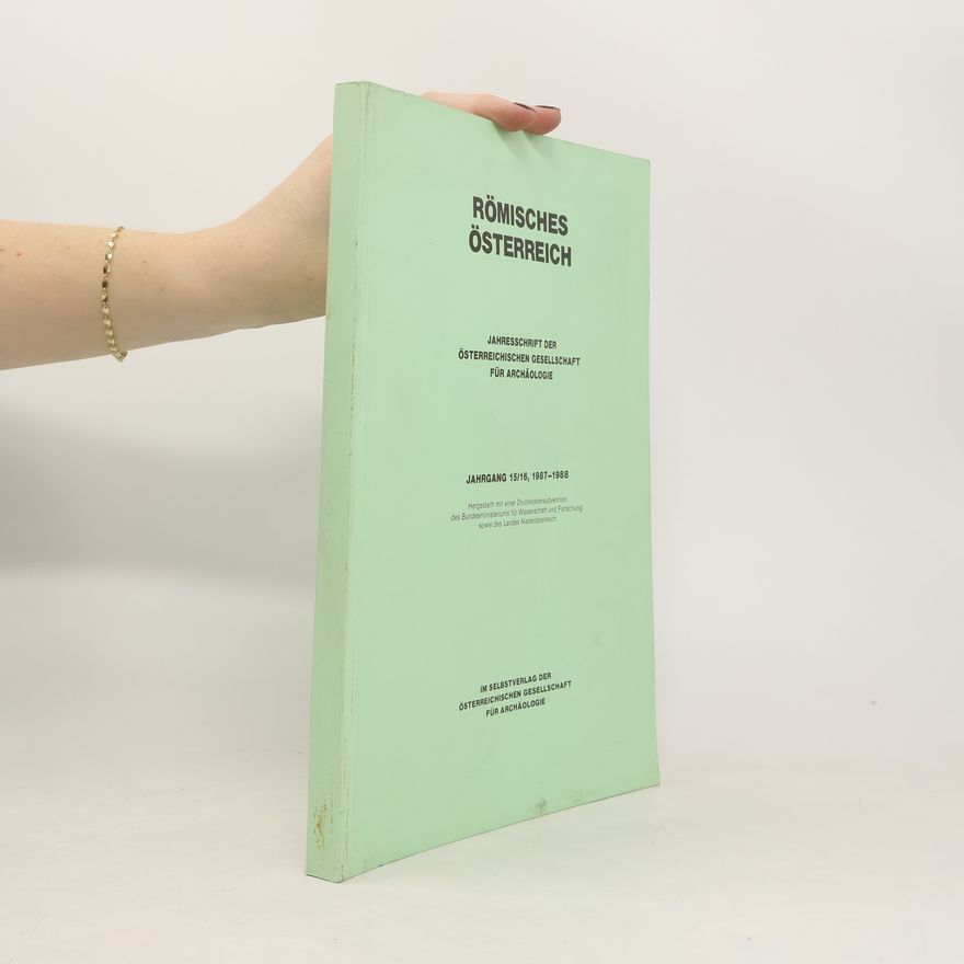 Collectif d'auteurs Römisches Österreich 15/16, 1987-1988