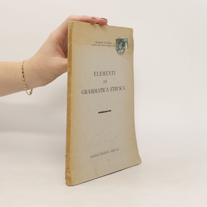 Mario Buffa Elementi di Grammatica Etrusca