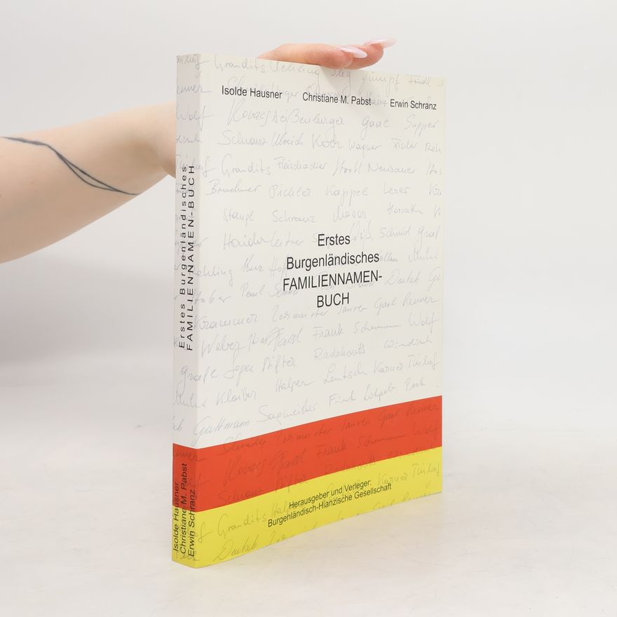 Isolde Hausner Erstes Burgenländisches Familiennamen-Buch