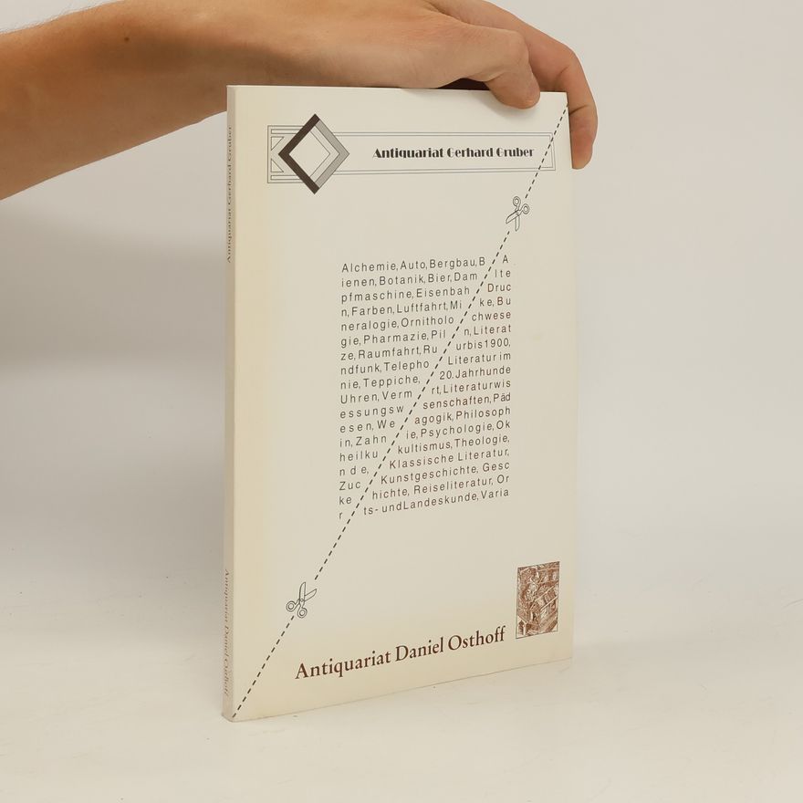 Collectif d'auteurs Gemeinschaftskatalog der Antiquariate Gerhard Gruber und Daniel Osthoff