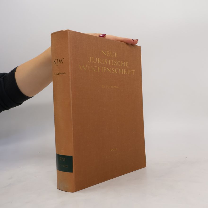Autorenkollektiv Neue Juristische Wochenschrift