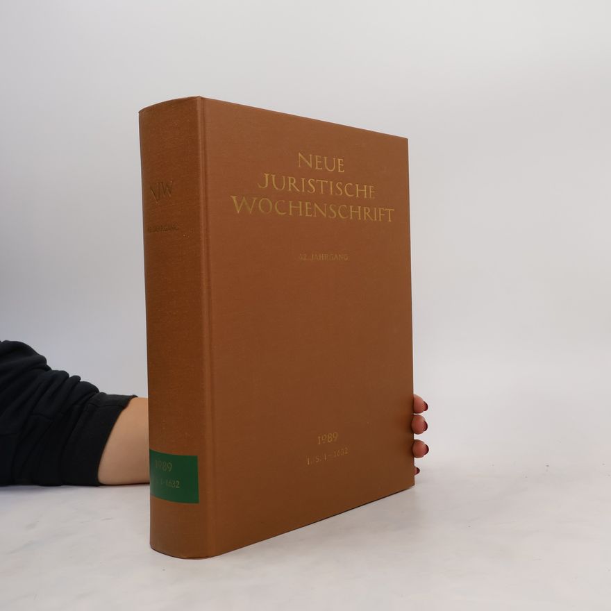 Autorenkollektiv Neue Juristische Wochenschrift