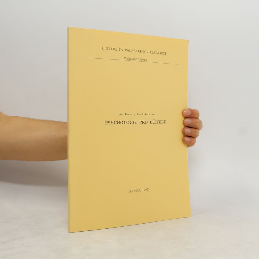 Josef Konečný Psychologie pro učitele