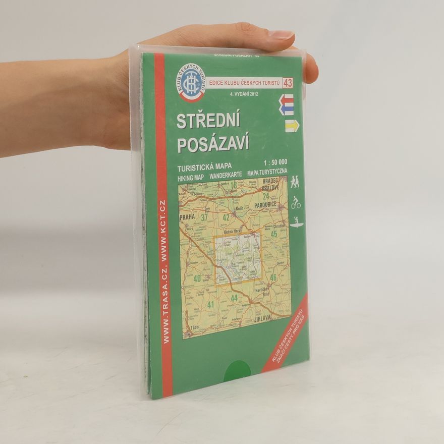 Kolektiv autorů Střední Posázaví turistická mapa 1:50 000