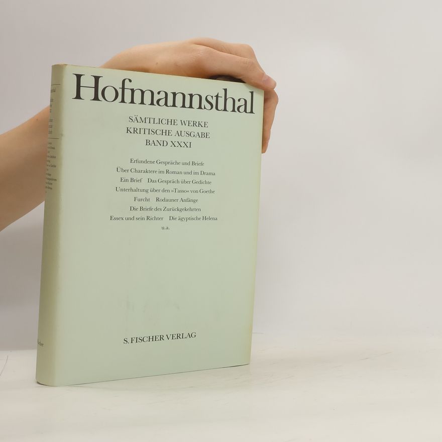 Ellen Ritter Sämtliche Werke. XXXI, Erfundene Gespräche und Briefe