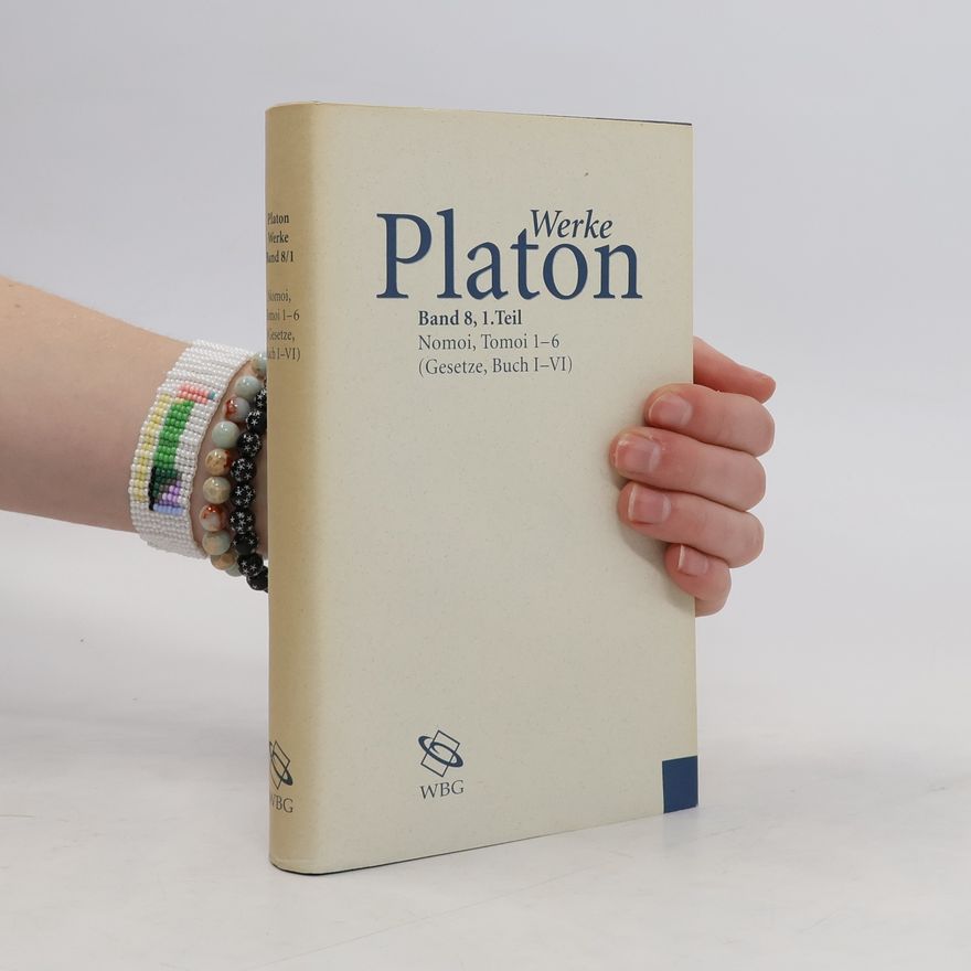 Plato Platon Werke Band 8, 1. Teil
