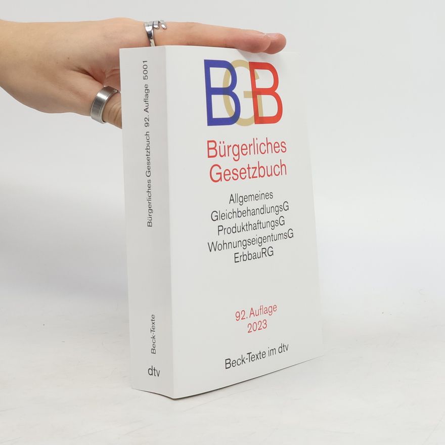 Kolektiv autorů Bürgerliches Gesetzbuch