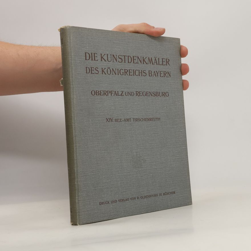 Georg Hager Die Kunstdenkmäler des Königreichs Bayern Oberpfalz und Regensburg XIV