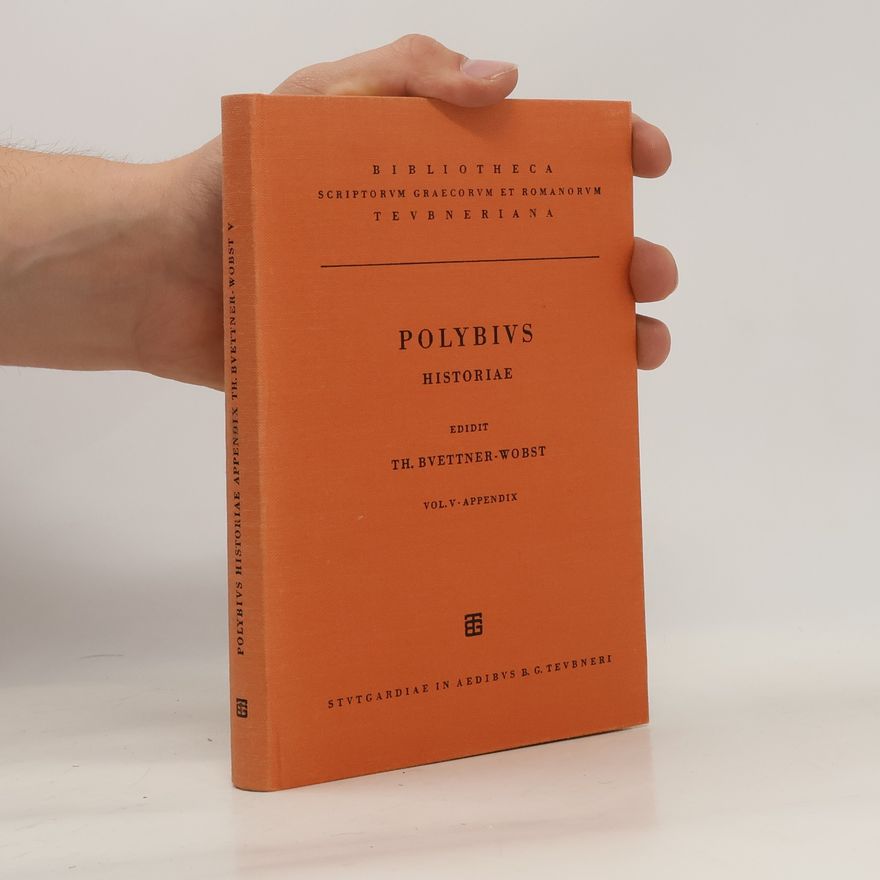 Kolektív autorov Polybivs Historiae vol. v – appendix