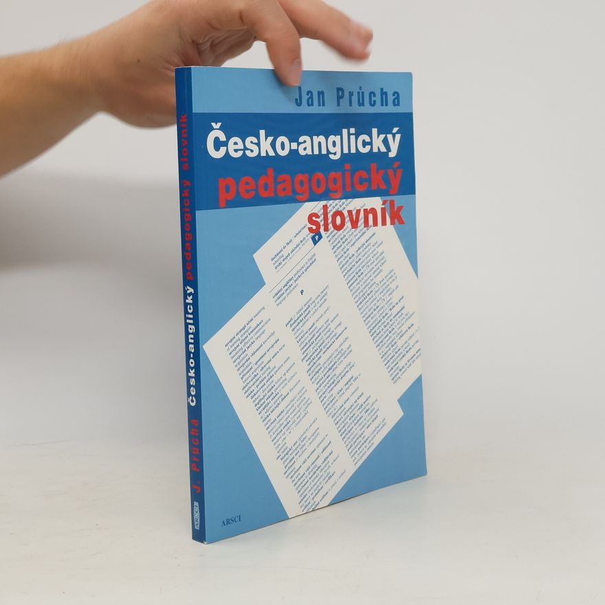 Jan Průcha Česko-anglický pedagogický slovník