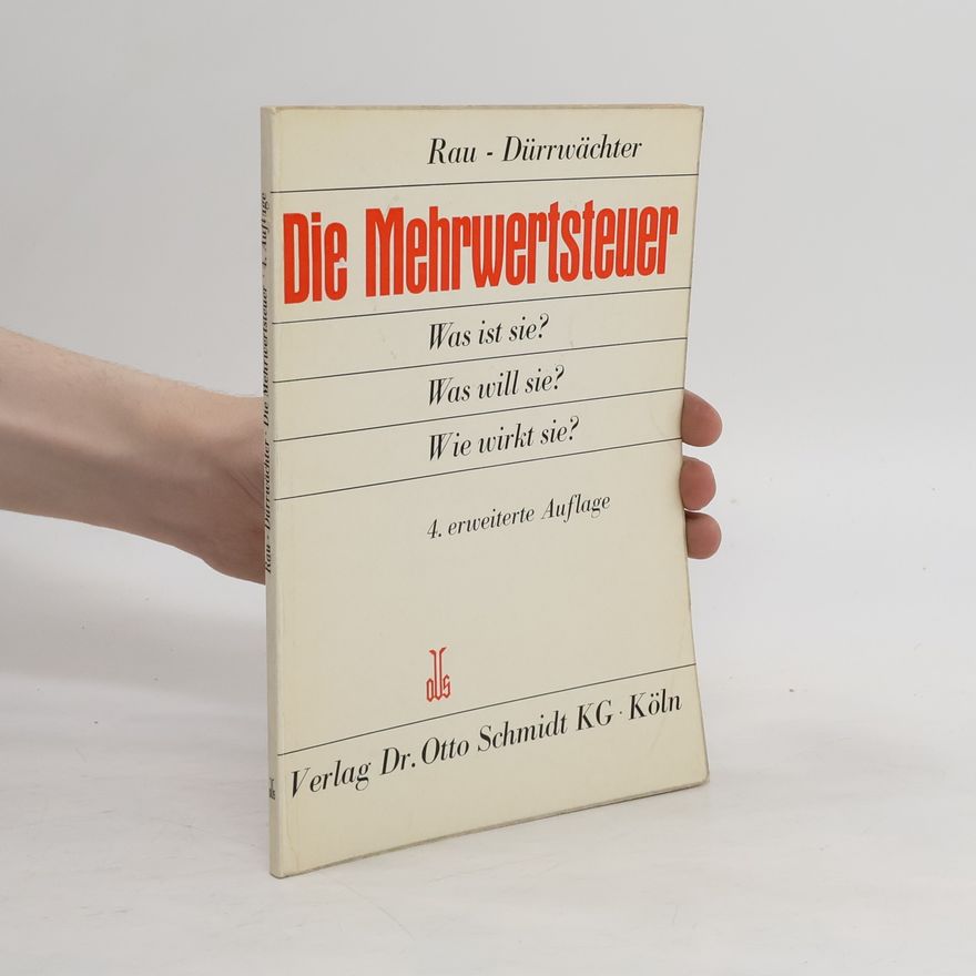 Günter Rau Die Mehrwertsteuer