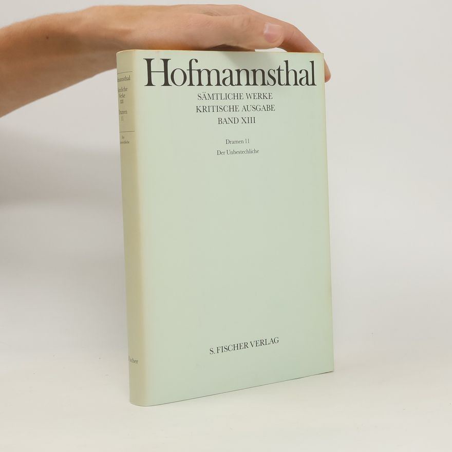 Hugo von Hofmannsthal Sämtliche Werke. XIII, Dramen 11