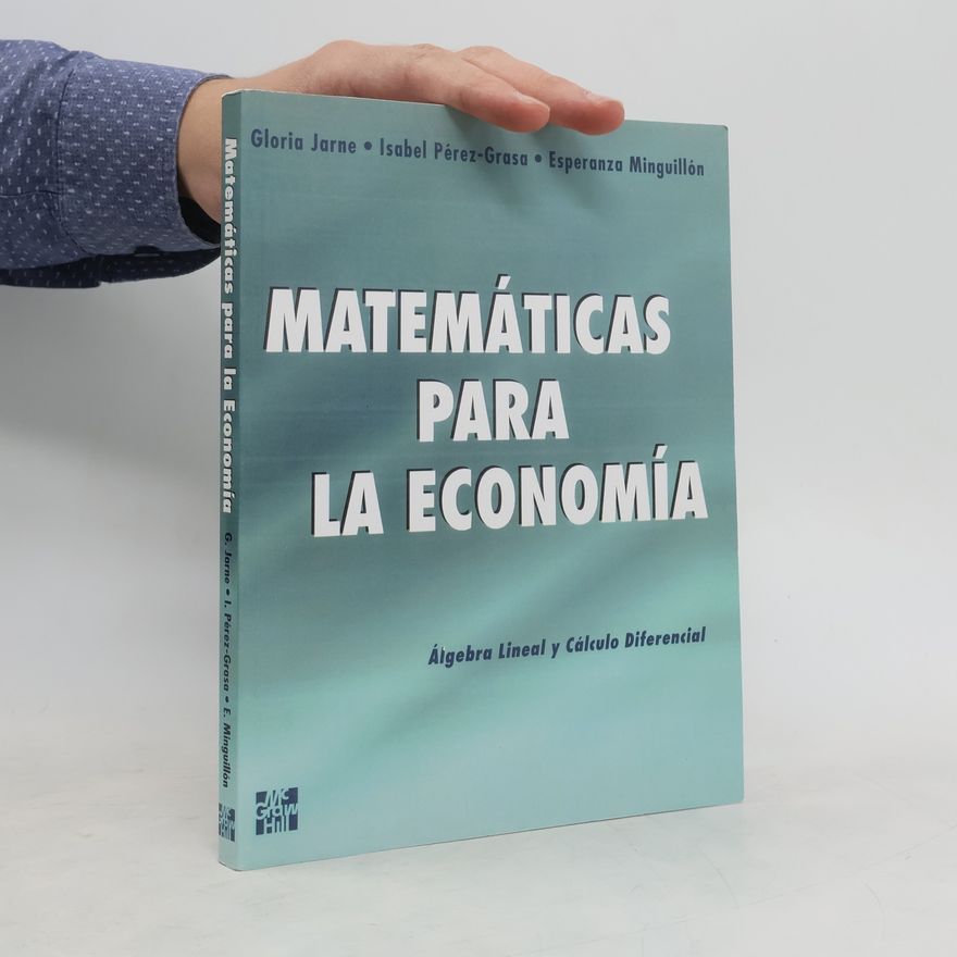 Auteurscollectief Matemáticas para la economía : álgebra lineal y cálculo diferencial