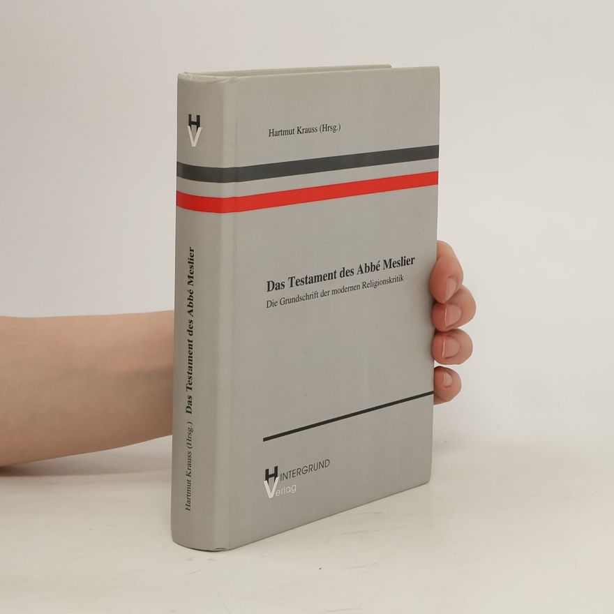 Jean Meslier Das Testament des Abbé Meslier