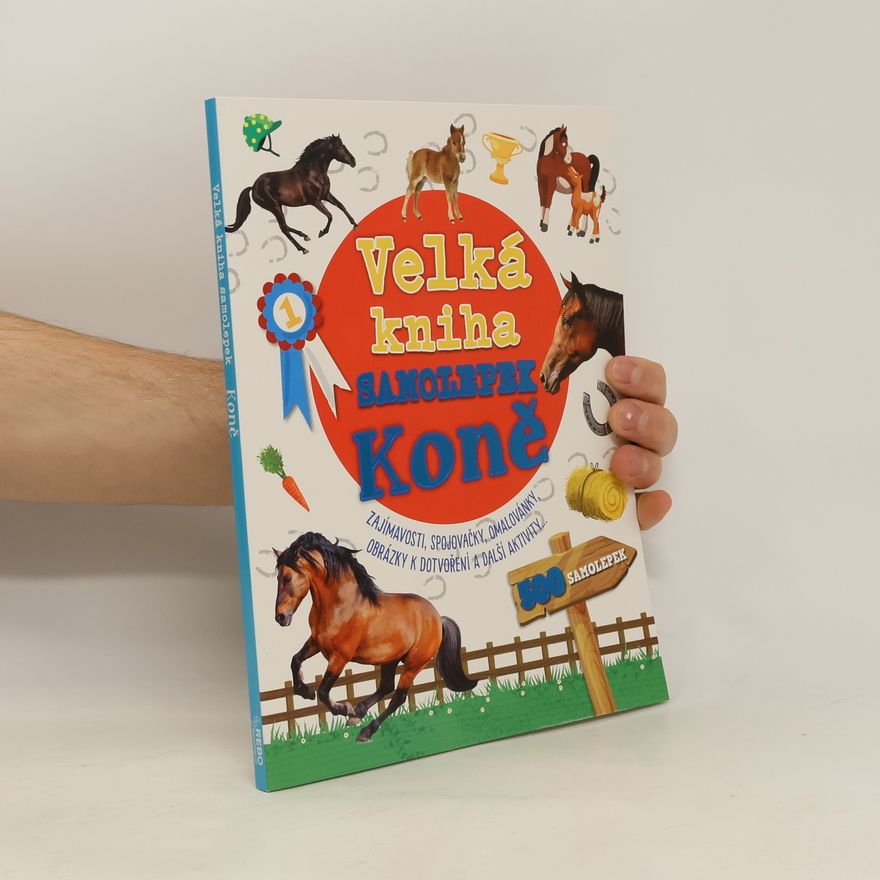 s.r.o REBO PRODUCTIONS CZ Velká kniha samolepek Koně