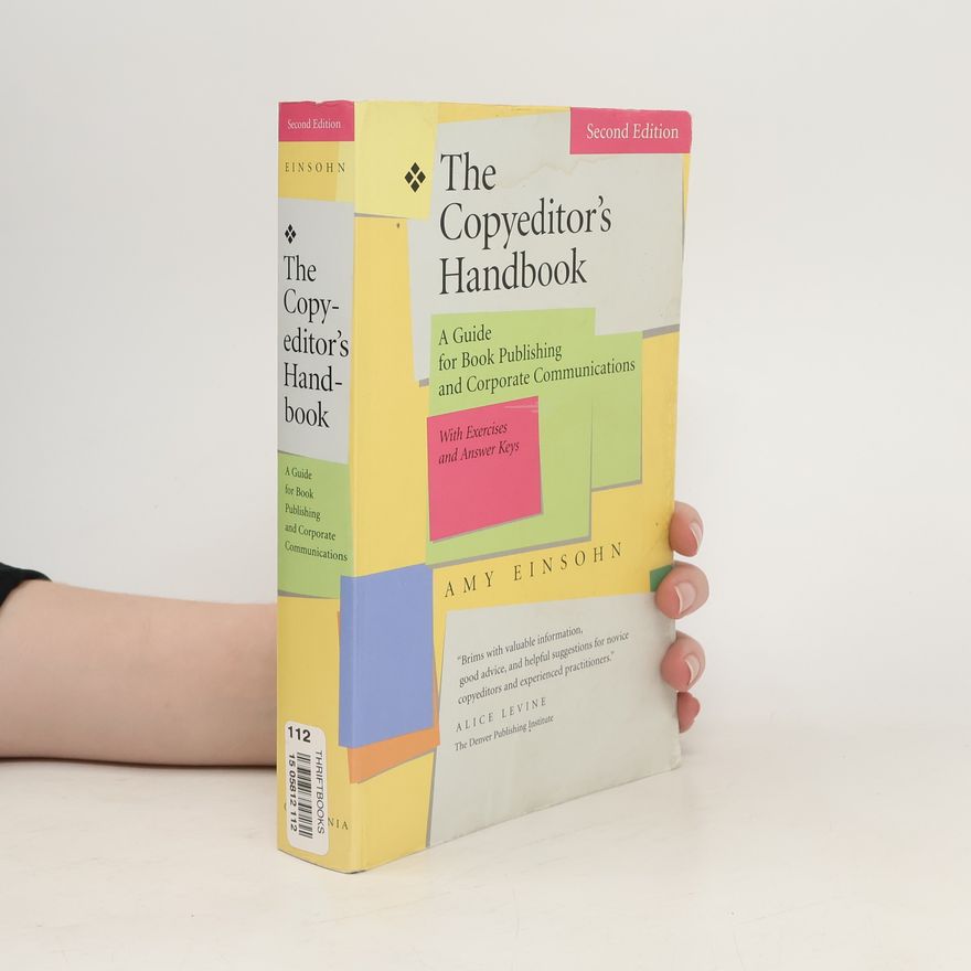 Amy Einsohn The Copyeditor's Handbook