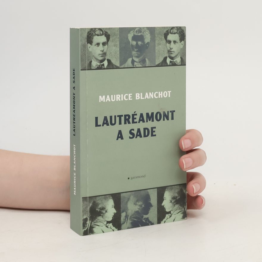 Maurice Blanchot Lautréamont a Sade