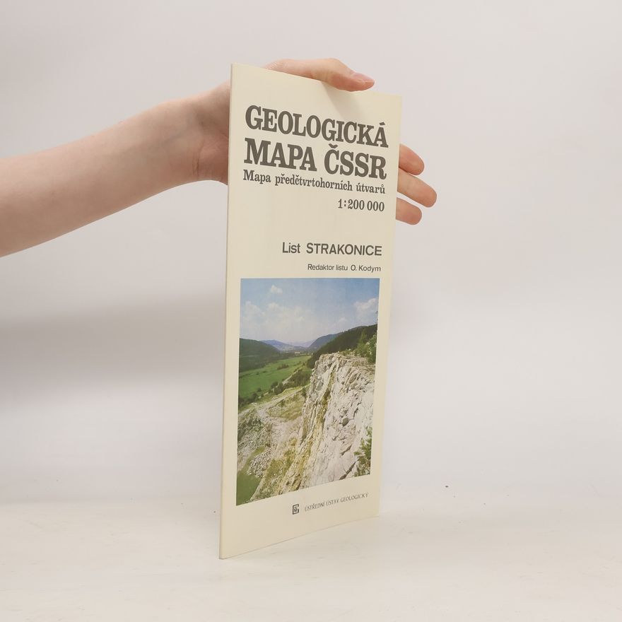 Kolektiv autorů Geologická mapa ČSSR. List Strakonice mapa předčtvrtohorních útvarů
