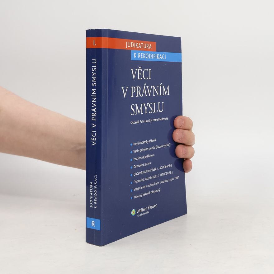 Petra Polišenská Věci v právním smyslu