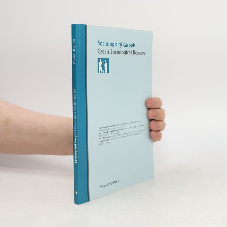 Kolektiv autorů Sociologický časopis 50. Czech Sociological Review 4/2014