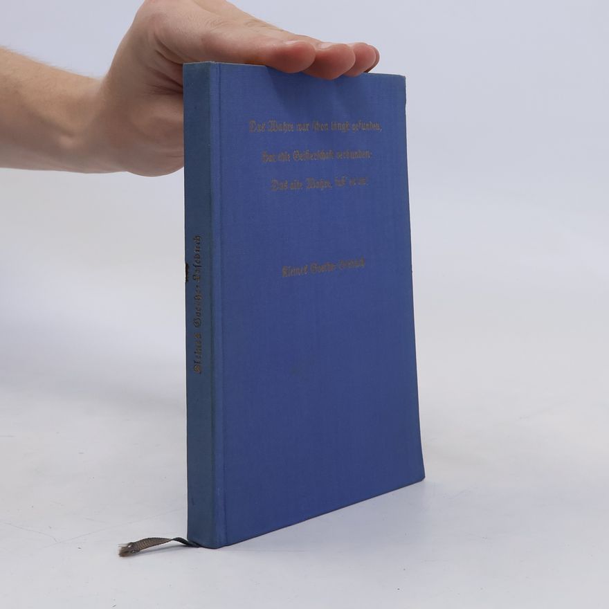 Johann Wolfgang von Goethe Kleines Goethe-Lesebuch