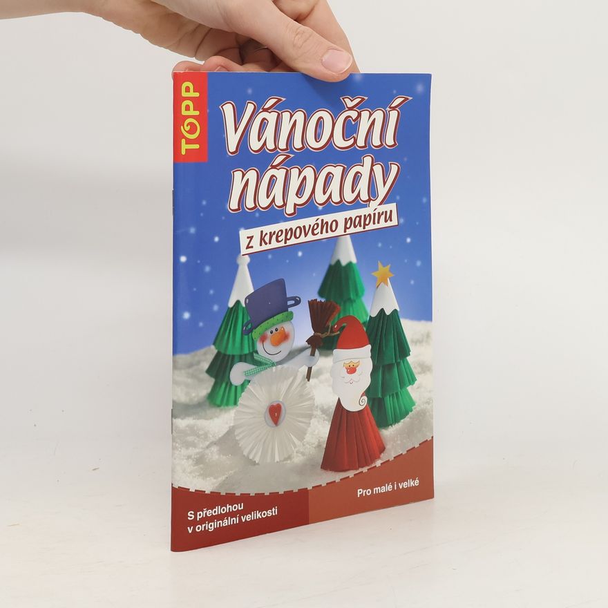 Christiane Steffan Vánoční nápady z krepového papíru