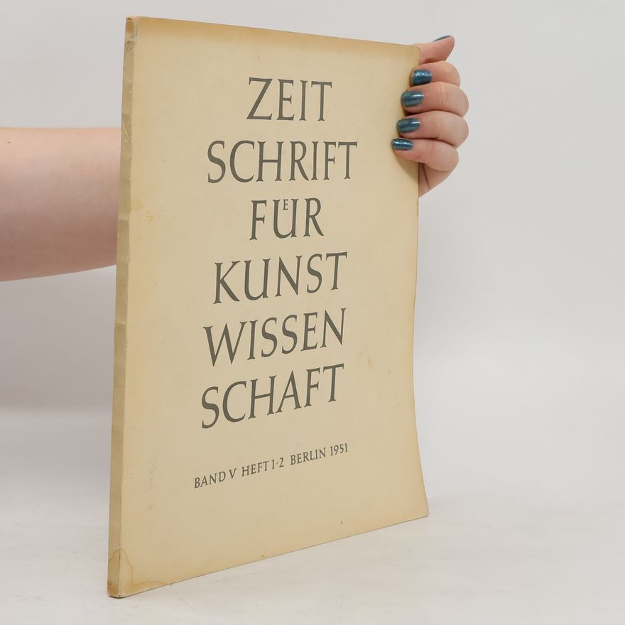 Autorenkollektiv Zeit schrift fur kunstwissenschaft