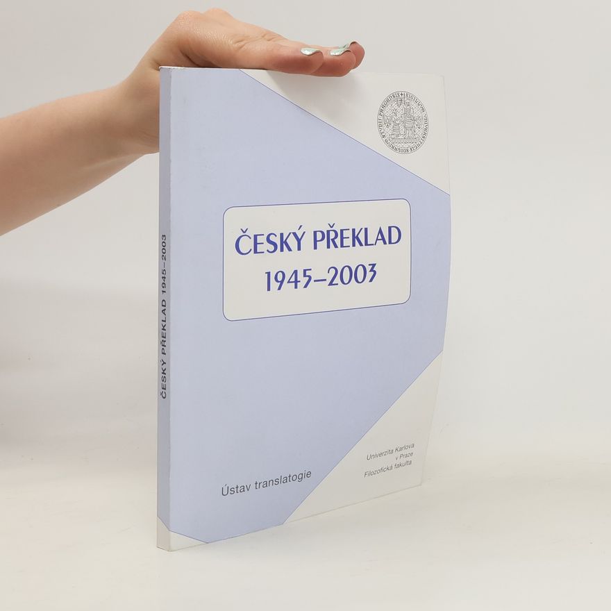 Česko Český překlad Praha Český překlad 1945 - 2003