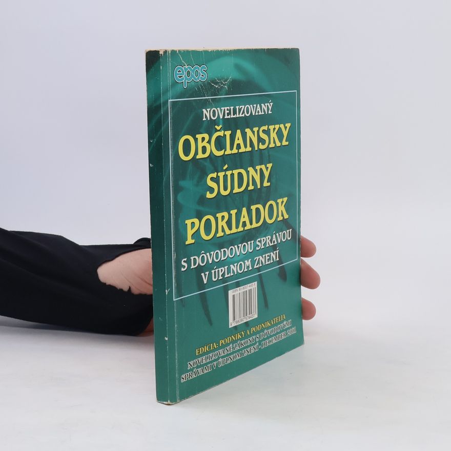 Kolektív autorov Novelizovaný občiansky súdny poriadok s dôvodovou správou v úplnom znení