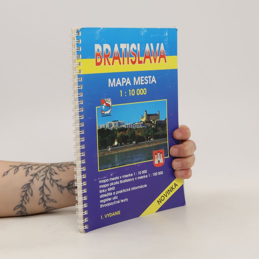 Kolektív autorov Bratislava mapa mesta 1:10 000