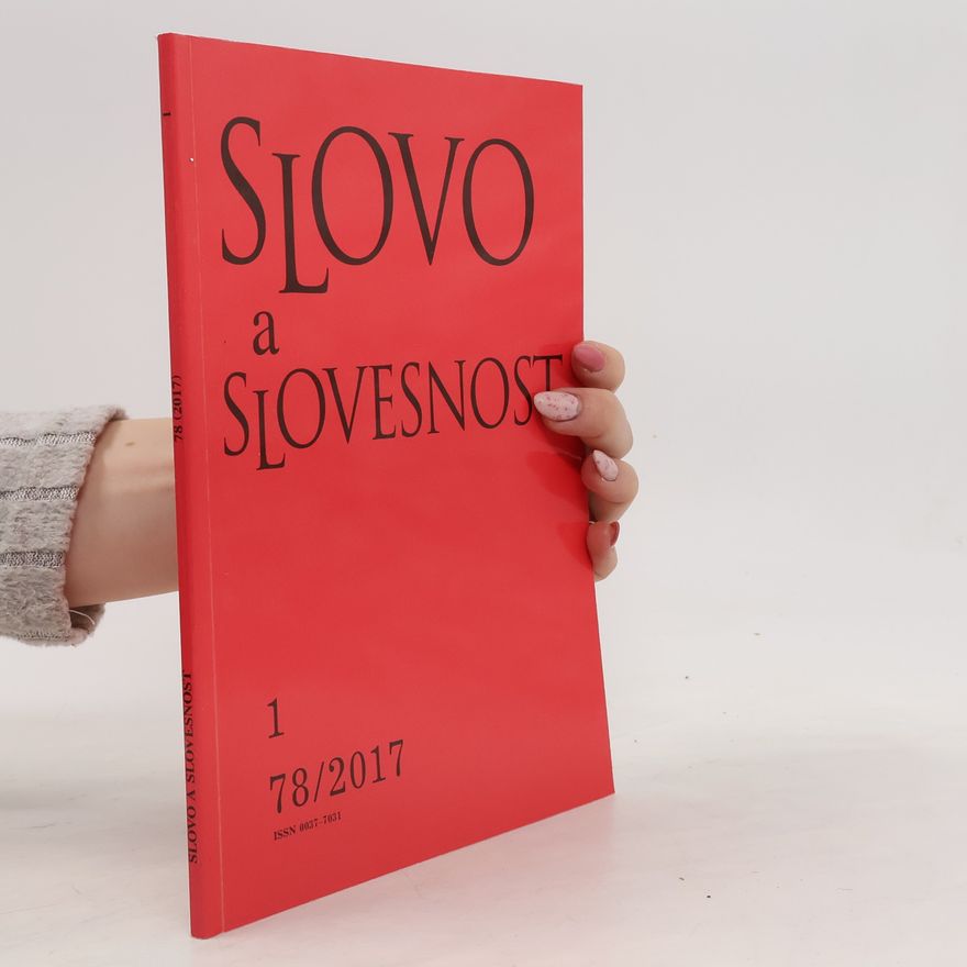 Various authors Slovo a slovesnost 1. 78/2017