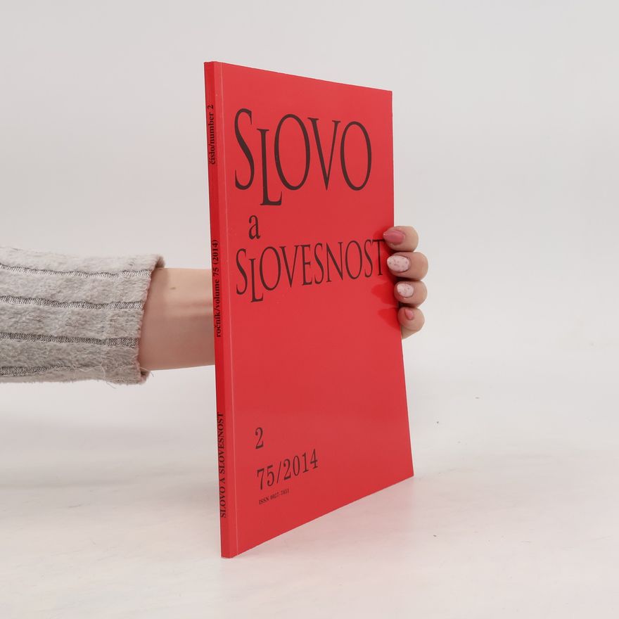 Various authors Slovo a slovesnost 2. 75/2014