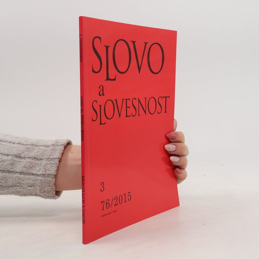 Various authors Slovo a slovesnost 3. 76/2015