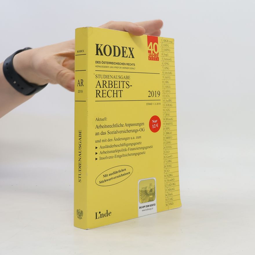 Gerda Ercher-Lederer KODEX Arbeitsrecht 2019