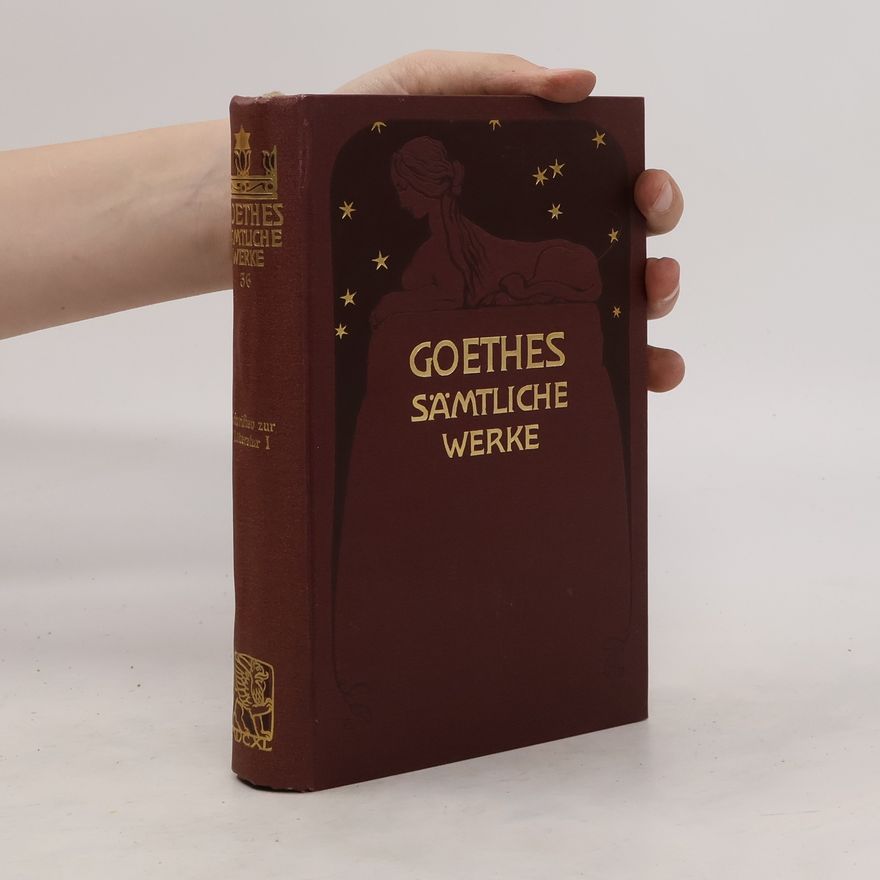 Johann Wolfgang von Goethe Goethes sämtliche Werke 36