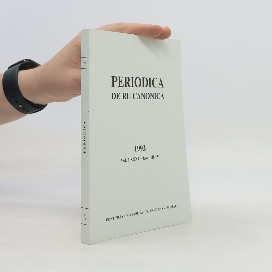 Autorenkollektiv Periodica de re Canonica