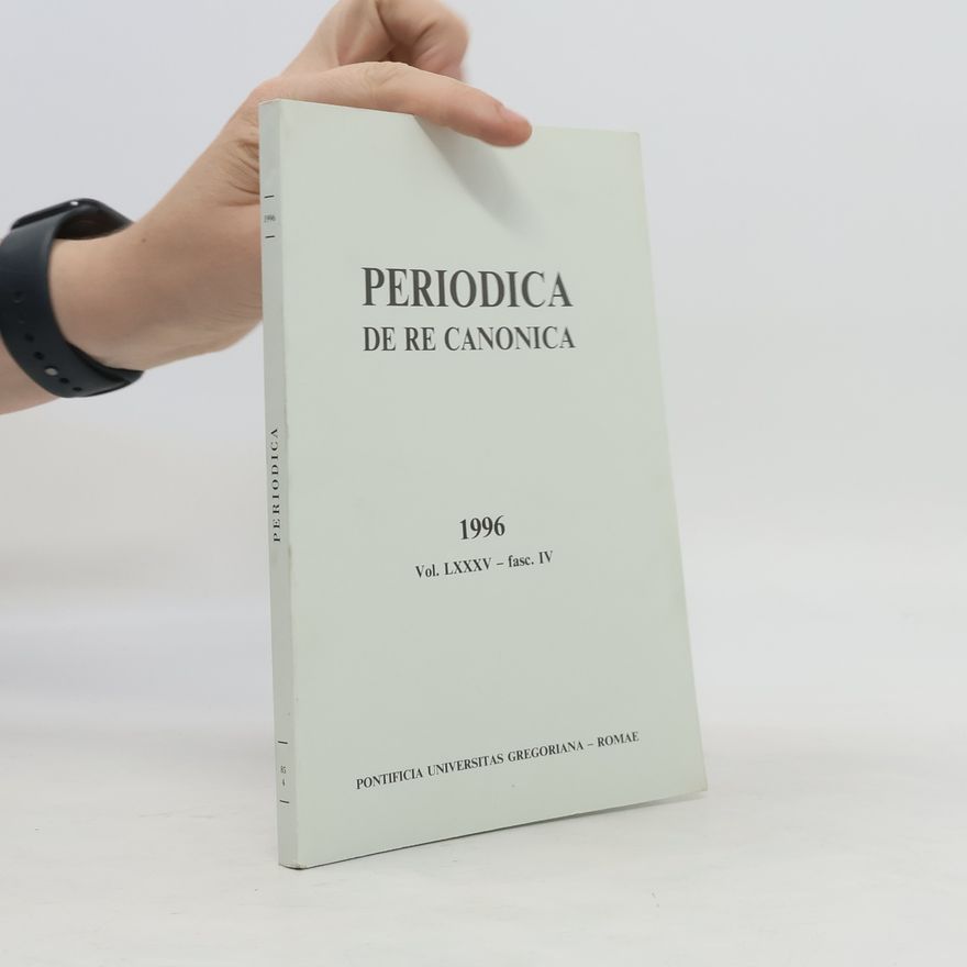 Kolektív autorov Periodica de re canonica
