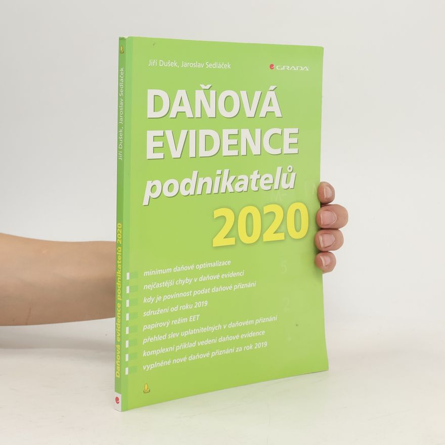 Jaroslav Sedláček Daňová evidence podnikatelů 2020