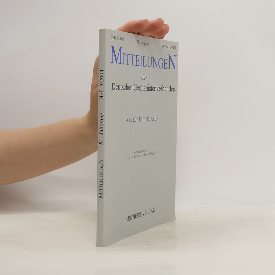 AA.VV. Mitteilungen des Deutschen Germanistenverbandes 3/2004